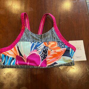 Athleta Girl Paradise Splash Bikini Top - New with Tags XL/14